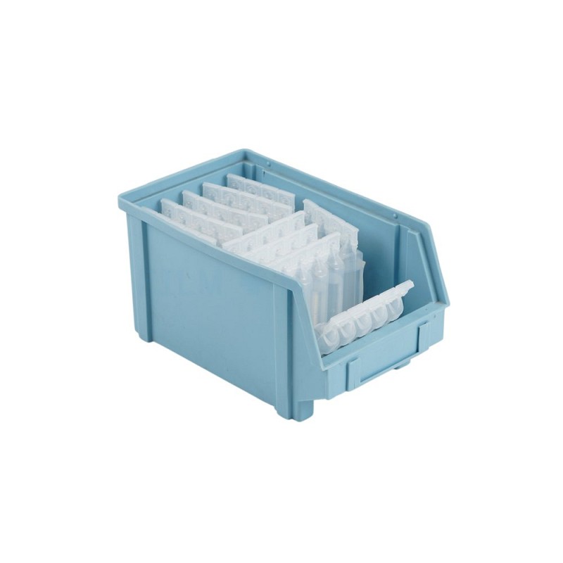 Light Blue Double Lin Bin Small